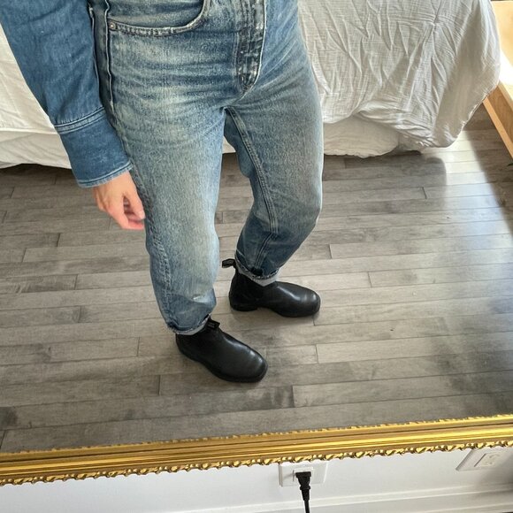 Blundstone Women's Chisel Toe Black Boots Sz 7 - Picture 6 of 6